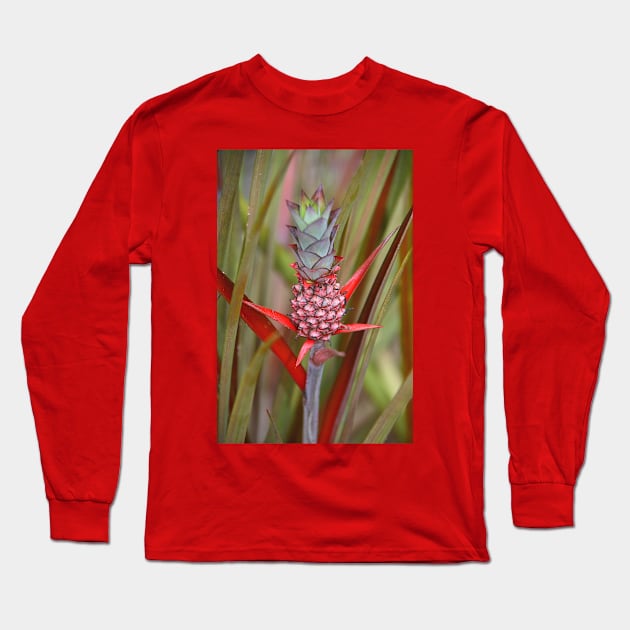 Bromeliad Long Sleeve T-Shirt by Carole-Anne